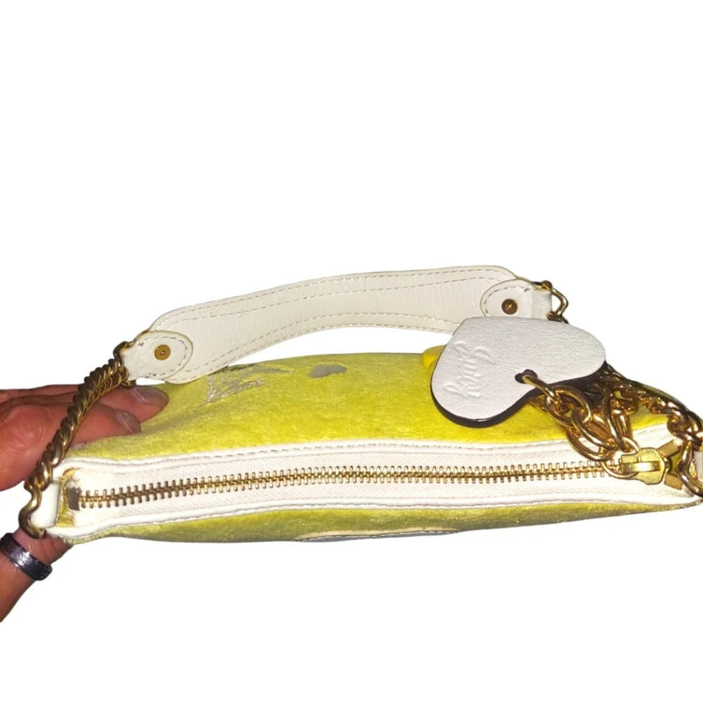 Juicy Couture Yellow Terry Mini Bag Baguette - Picture 6 of 13